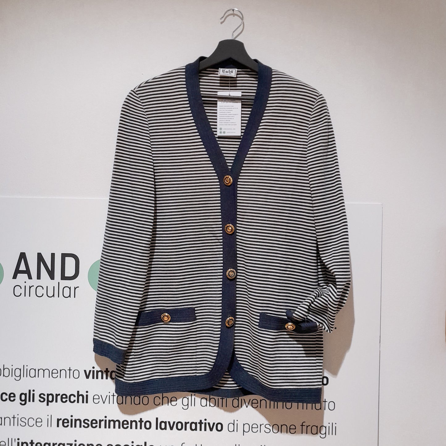 Cardigan a righe Liolà